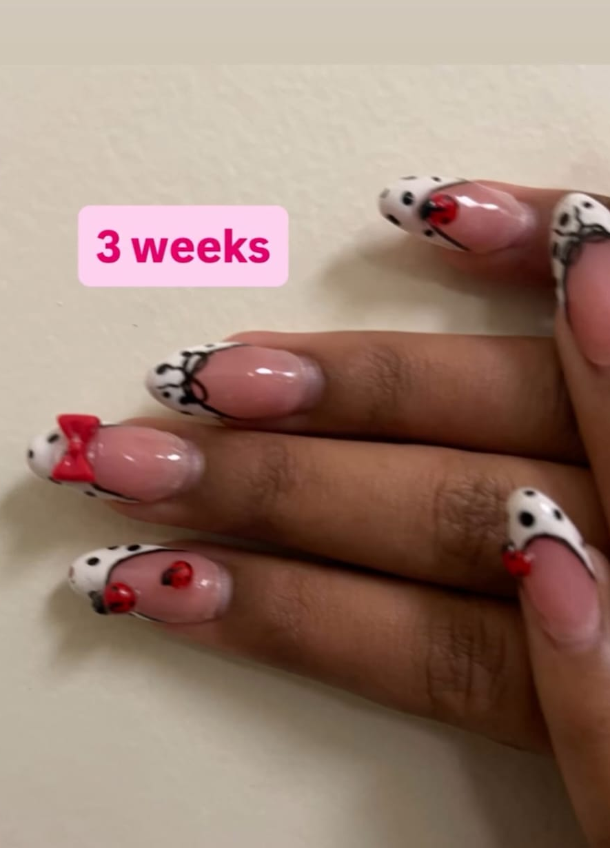 Red Dot French nail set